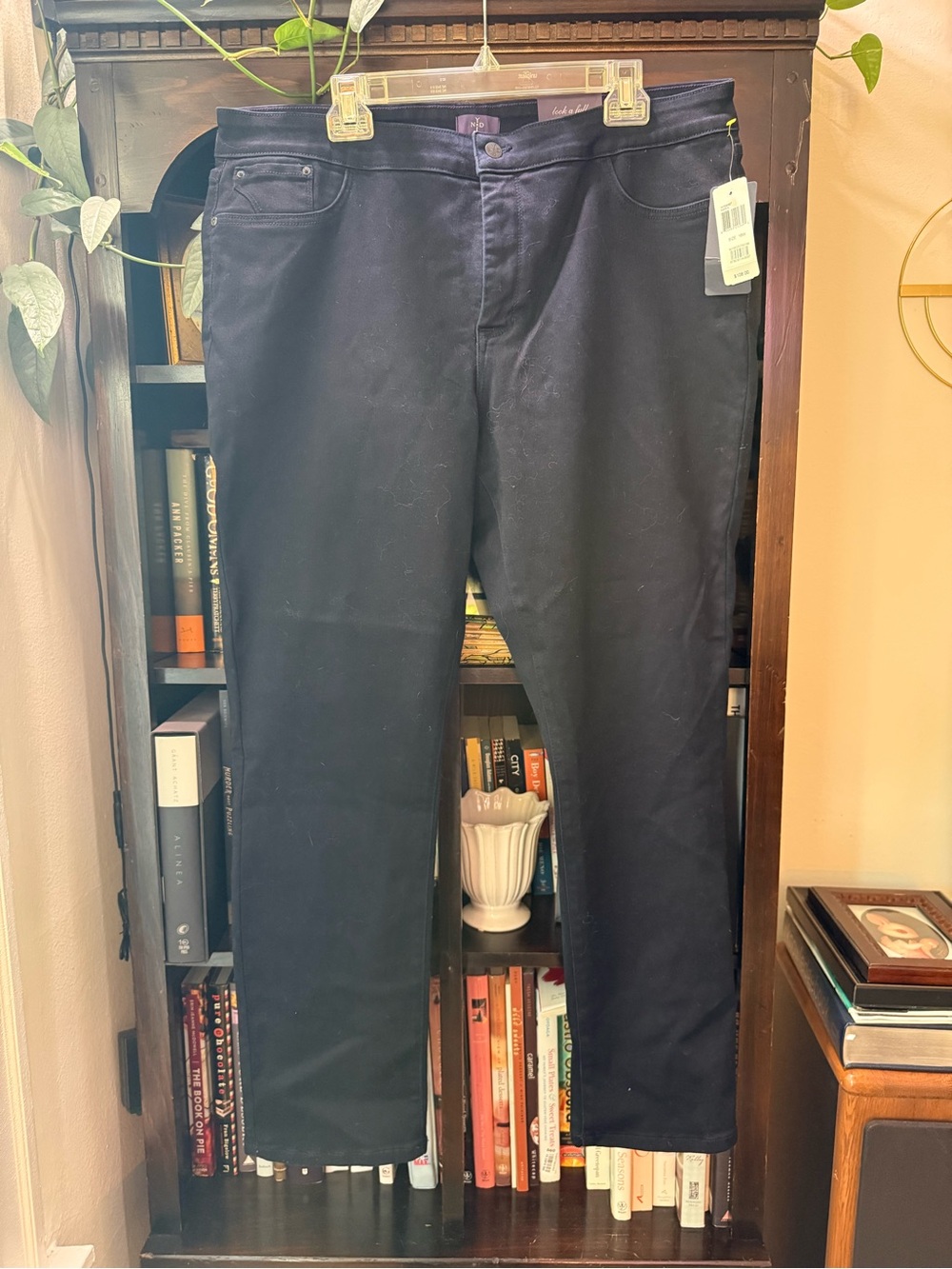 NYDJ Straight-Leg Jeans in Dark Wash